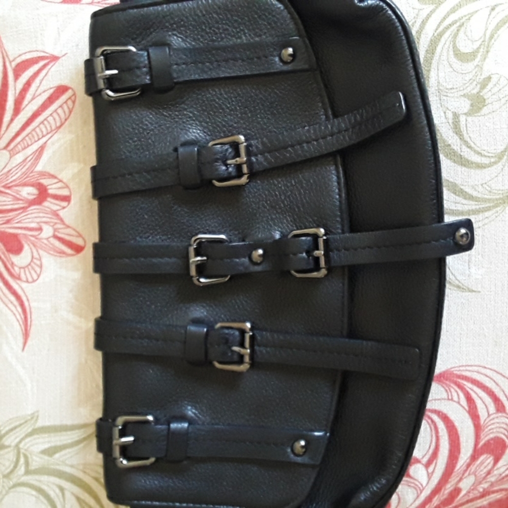 Kenneth Cole bag genuine leather black